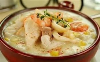 أسهل وأسرع طاجن جمبري بالوايت صوص