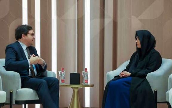 وزير الثقافة يلتقي رئيسة هيئة الثقافة والفنون بدبي