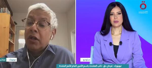 فرحان حق: صعوبة الوصول إلى الفاشر أكبر عائق أمام إيصال المساعدات الإنسانية