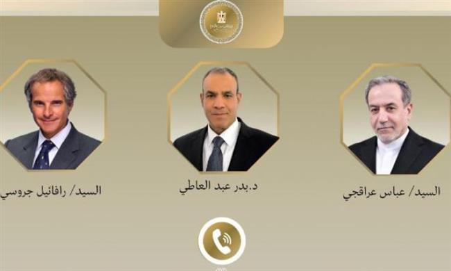 وزير الخارجية يبحث مع عراقجي وجروسي مسار التعاون بشأن الملف النووي الإيراني