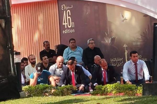 محمود سعد يتصدر أول الحضور بندوة تكريم خالد النبوي بمهرجان القاهرة السينمائي