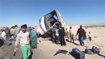   محافظ أسوان: صرف تعويضات عاجلة لضحايا حادث انقلاب أتوبيس رحلات الأطفال