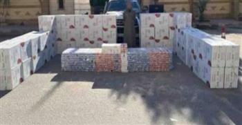   ضبط 87 ألف عبوة سجائر مهربة بمطروح
