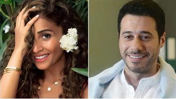   أحمد السعدني ودينا الشربيني يتألقان في كواليس مسلسل "لا ترد ولا تستبدل"