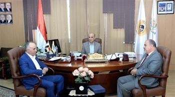 رئيس جامعة المنصورة يبحث مع الملحق الثقافي الليبي سبل تعزيز التعاون المشترك