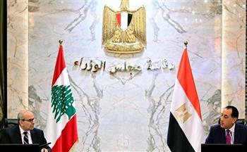 مدبولي: هناك توجيه من الرئيس بتقديم جميع صور الدعم الممكنة لحكومة دولة لبنان الشقيقة