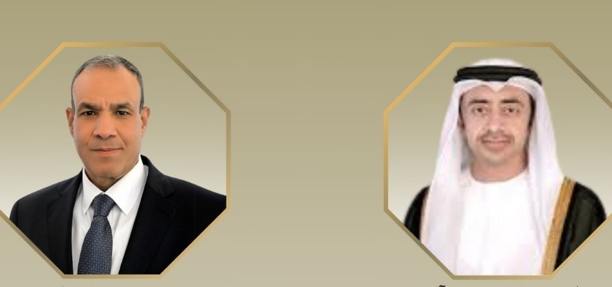 وزير الخارجية ونظيره الإماراتي يؤكدان اعتزازهما بعمق العلاقات التاريخية بين البلدين