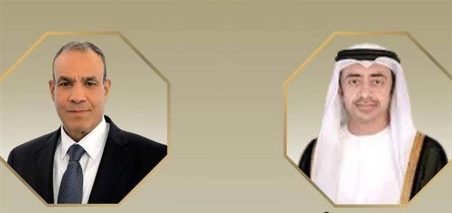 وزير الخارجية ونظيره الإماراتي يؤكدان اعتزازهما بعمق العلاقات التاريخية بين البلدين