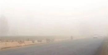   بسبب الشبورة الكثيفة.. استمرار غلق طريق الإسكندرية - القاهرة الصحراوي
