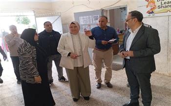   رئيس حي غرب شبرا الخيمة تتابع جاهزية اللجان الانتخابية 