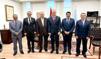 المجلس القومي لحقوق الانسان يستقبل وفد وزارة التنمية المحلية