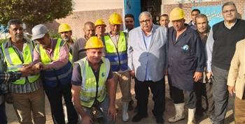   رئيس صرف القاهرة الكبرى يتفقد محطتي رفع بهتيم وبيجام بشبرا الخيمة 