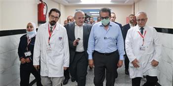وزير الصحة يفتتح تطوير قسم الاستقبال والطوارئ بمعهد القلب القومي
