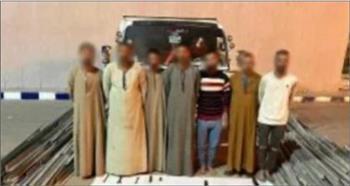 سقوط عصابة سرقة أبراج الكهرباء بأسيوط