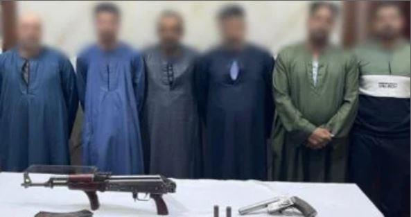 سقوط عصابة الزئبق الأحمر فى المنيا