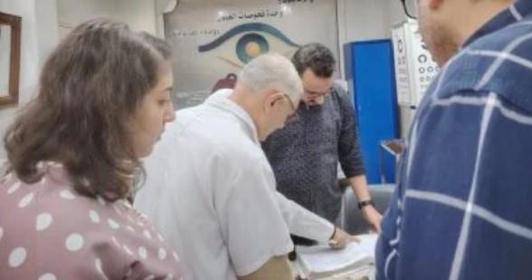 جولة مفاجئة لمتابعة جودة الخدمات الطبية بمستشفى رمد سوهاج