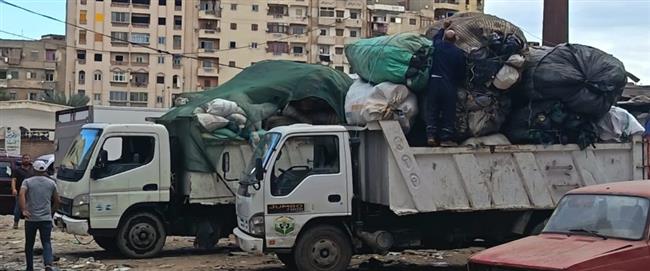  الإسكندرية: حملة مكبرة لرفع ٨٥ طن مخلفات ومنع تعدي النباشين على أرض فضاء بباكوس