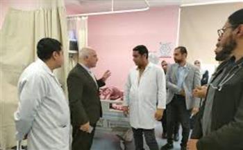   وكيل وزارة الصحة يجري جولة مرورية بقليوب