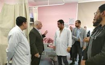 وكيل وزارة الصحة يجري جولة مرورية بقليوب