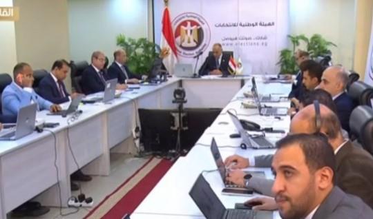 مؤتمر صحفي للهيئة بعد انتهاء التصويت في 13 محافظة