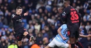   باير ليفركوزن يفوز 2-0 على مانشستر سيتى فى أبطال أوروبا بمشاركة مرموش