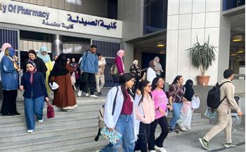   تجربة إخلاء طارئة ناجحة بكلية الصيدلة جامعة عين شمس خلال خمس دقائق