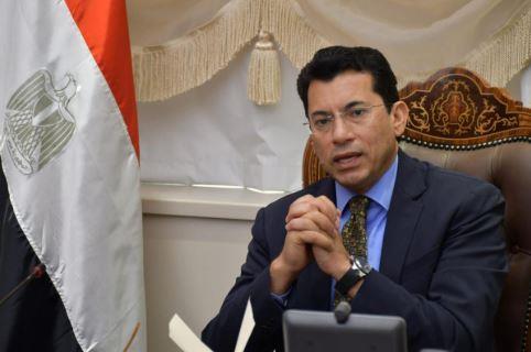 وزير الرياضة يستقبل سفير قطر لبحث التعاون المشترك