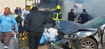   4 مصابين في تصادم قطارين بمحطة مرغم بالإسكندرية