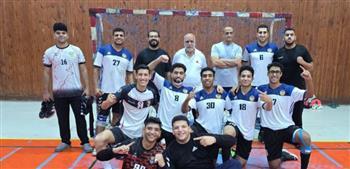 منتخب طلاب جامعة طنطا لكرة اليد يفوز بالمركز الأول في دوري الجامعات المصرية