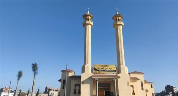 افتتاح مسجد الرحمن ببيلا بكفر الشيخ بتكلفة تتجاوز الميلون جنيه
