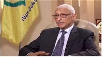 محافظ شمال سيناء: الأولويات الإنسانية تحددها غرفة الأزمة المصرية وليس الجهات المانحة