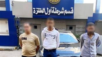 القبض على المتهمين بالاستيلاء على سيارة من معرض بالمنتزه