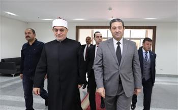 محافظ دمياط يستقبل مفتي الجمهورية