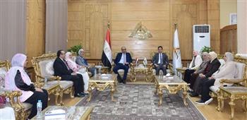   رئيس جامعة بنها يستقبل فريق الاعتماد من الهيئة القومية لضمان جودة التعليم 