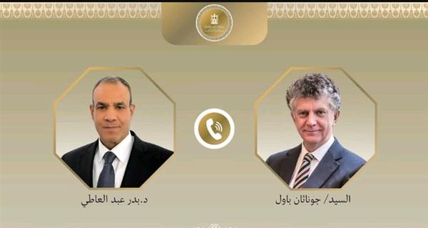 اتصال هاتفي بين وزير الخارجية ومستشار الأمن القومي البريطاني