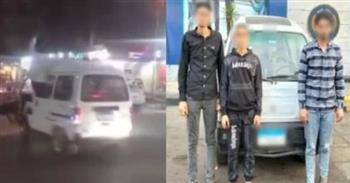   استعراض خطير بالإسكندرية.. والشرطة توقف الجزار السائق 