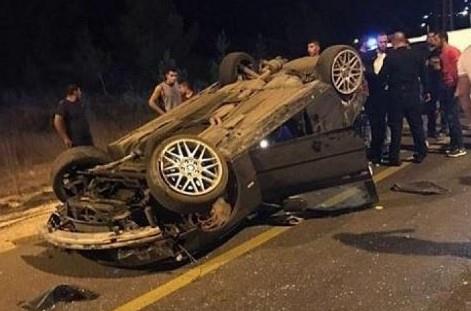 انقلاب سيارة على طريق أسوان الصحراوي وإصابة 5 أشخاص