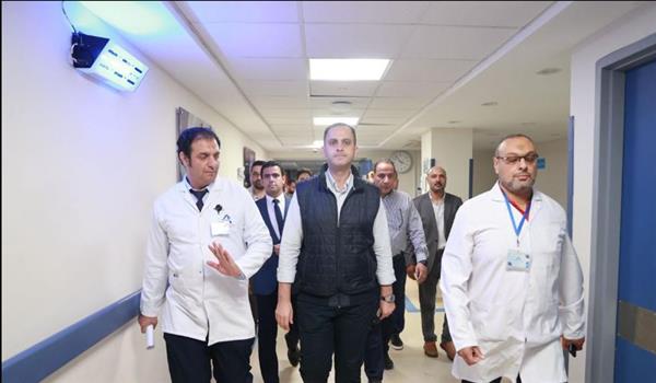 نائب وزير الصحة يتابع سير العمل بمستشفى العلمين