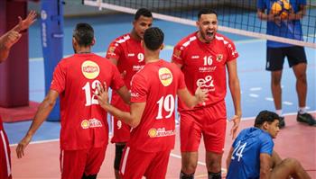   الأهلي يهزم هليوبوليس في دوري رجال الطائرة