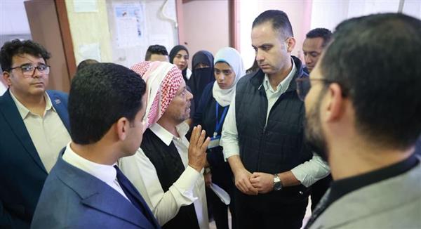 نائب وزير الصحة يتفقد مستشفى الحمام المركزي بمطروح