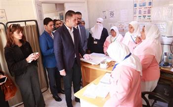   نائب وزير الصحة يتفقد مستشفى مطروح العام
