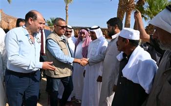   محافظ جنوب سيناء يقوم بجولة تفقدية لمشروعات التنمية الزراعية في نويبع