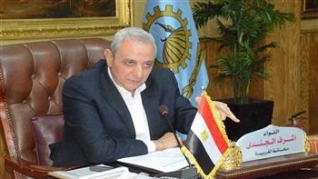   محافظ الغربية يتابع مشروع رصف وتغطية مصرف الزهار