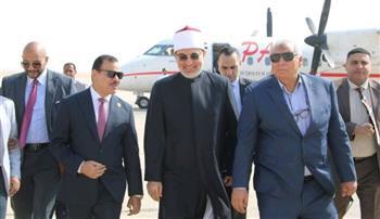 محافظ الوادي الجديد يستقبل مفتي الجمهورية