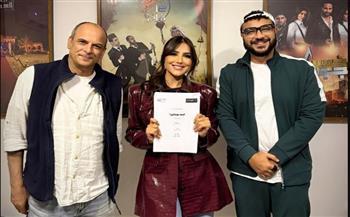 بروفات مسلسل الست موناليزا تجمع مي عمر والمؤلف محمد سيد بشير والمخرج محمد علي