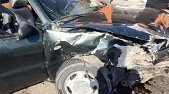   حادث بسيط بطريق سوهاج الجديدة دون خسائر بشرية