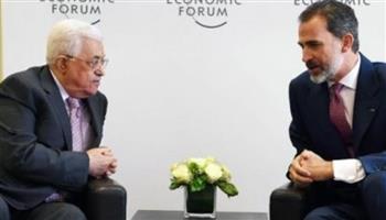   الرئيس الفلسطيني وملك إسبانيا يبحثان آخر التطورات السياسية في فلسطين