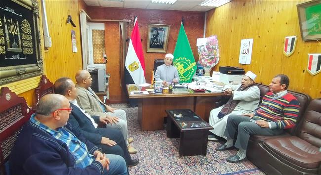مدير أوقاف القليوبية الجديد يعقد اجتماعه الأول بقيادات المديرية 