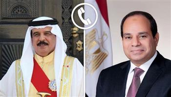   الرئيس السيسي وملك البحرين يؤكدان ضرورة التنفيذ الكامل لاتفاق وقف النار فى غزة