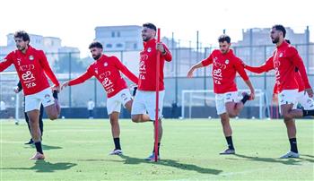   منتخب مصر يواصل تدريباته استعدادا لودية نيجيريا